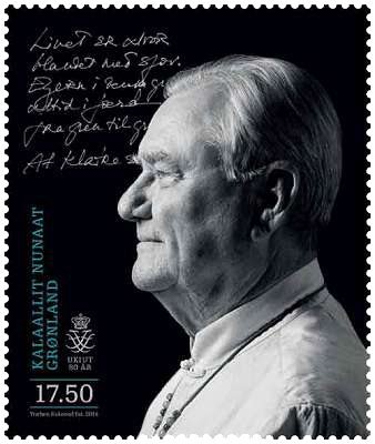 Grønland - Prins Henrik 80 år - Postfrisk frimærke