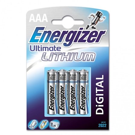 Batteri AAA/LR03 Ultimate Lithium 4-pack