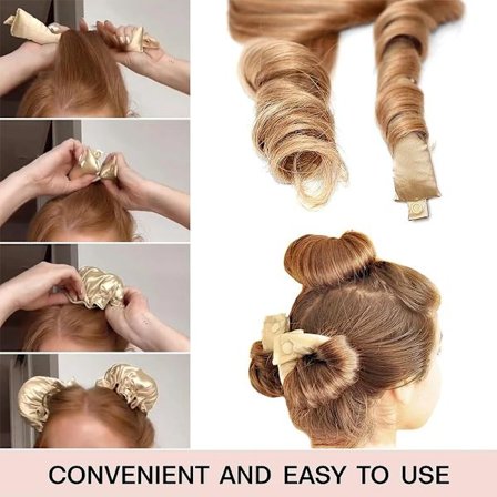 Heatless Curling Rod Silk Curls No Heat Hair Curler Soft Hair Rollers Sleeping Headband Lazy Hair Curlers Hair Styling Tools