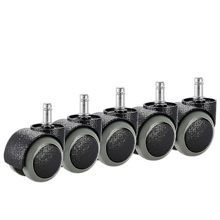 Kontorstolshjul, 5-pak, Passer til Ikea Stol (10mm X 22mm) Højkvalitets