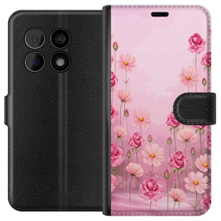 Yhteensopiva Lompakkokotelo OnePlus 10 Pro Petal Reverie Soft Blush