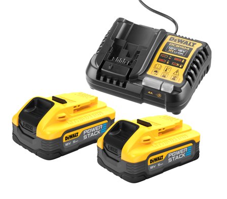 Dewalt DCB1104H2-QW Latauspaketti 18V, 2 x 5,0 Ah, Koneiden tarvikkeet & käyttöosat