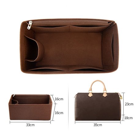 Huopa Insert Flap Käsilaukku Iiner COFFEE FOR SPEEDY 35 FOR SPEEDY