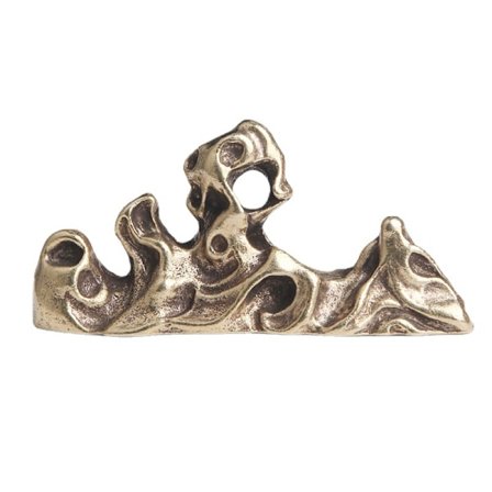 Puhdas messinkinen vanha siemenkynäteline työpöydän koristeet Zen kynäteline opiskelukoriste