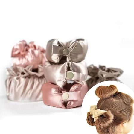 New Bun Bons Silk Heatless Hair Rollers with Cloth Cover Without Heat Hair Curlers Women Headband Soft Curls Hair Styling Tool