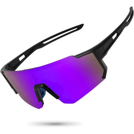 Polariserte sportsolbriller for menn og kvinner, kjøring fiske sykling terrengsykkel solbriller UV400 beskyttelse
