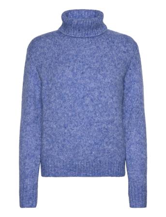 Kaalioma Rollneck Pullover Blue Kaffe