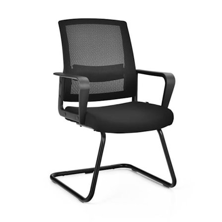 COSTWAY Ergonomisk Mesh Kontorsstol Mjuk Vadderad Konferensstol Max belastning:. 136 kg