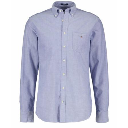 Gant - Skjortor - Blå - Herr - Storlek: Xl, Herr, Storlek: XL