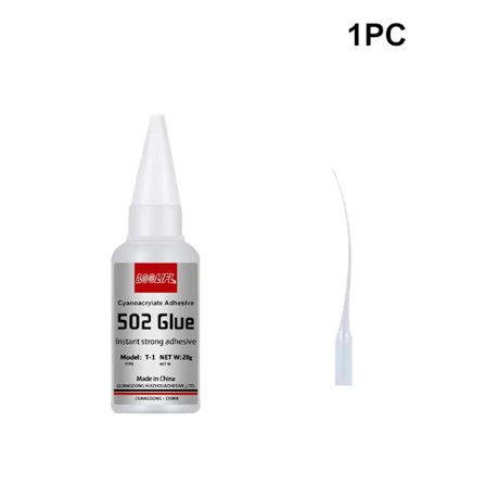 LOOLIFL 502 Superlim Snabbtorkande Cyanoakrylat Lim Läder Gummi Glas Trä Metall Stark Bindning Flytande Lim Verktyg