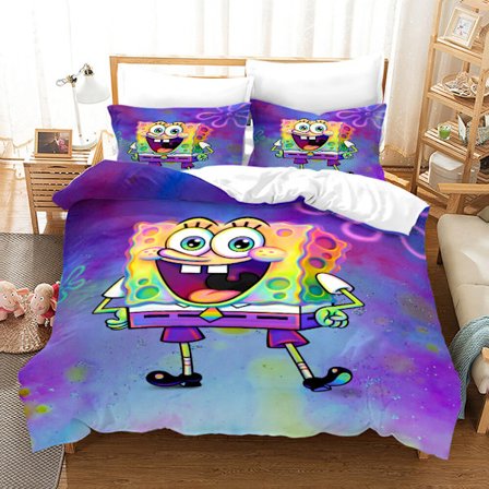 Digitaltrykt sengetøysett med flere temaer (3 deler): Tar "multiverset" inn i soverommet. Dynetrekk: 240*220 cm; Putetrekk: 50*75 cm * 2 deler