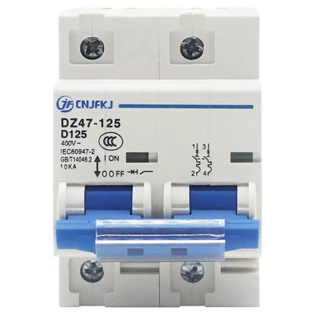 2p 80a 100a 125a DC Mcb 600v Strømafbryder til PV System C Kurve