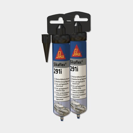 Massa de calafetar universal Sika SikaFlex 291i, 70 ml, preto, 2-pack