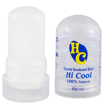 60g Naturlig Rhinestone Deodorant Alun Stick Kroppslukt Borttagare Antiperspirant