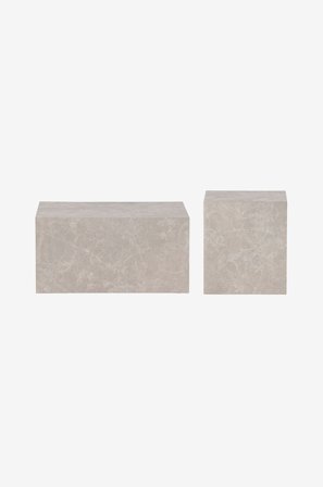 Venture Home - Soffbord York 2-pack - Beige - Soffbord - Från Homeroom