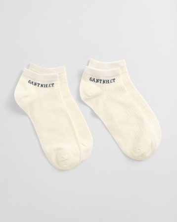 GANT Herren 2er-Pack Knöchelsocken (43-45)
