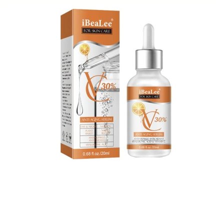 Vitamin C serum for ansikt anti aldring rynker ansikt hyaluronsyre retinol syrer boost kollagen hydrer hudpleie