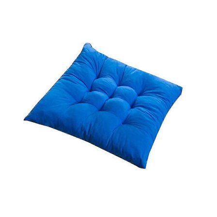 40x40cm Ensfarvet Firkantet Myk Tykk Sittepute Stolpute Spisestue Stol Dekor