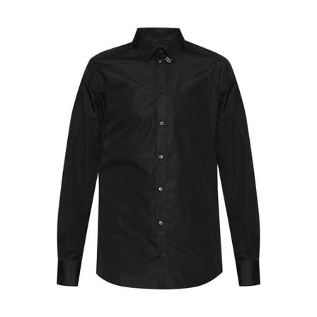 Dolce & Gabbana Shirt with logo Sort, Herre Skjorter