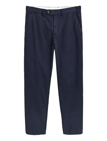 Reg Tapered Canvas Chinos Blue GANT