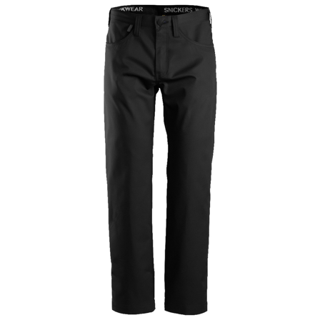 Snickers Workwear 6400 Servicechinos svart 250, Arbetskläder