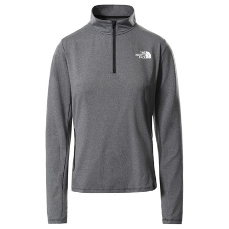 The North Face W Riseway 1/2 Zip Black Heather