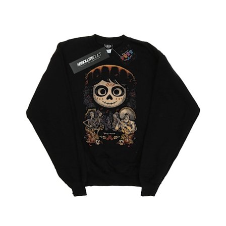 Disney Girls Coco Miguel Face Poster Sweatshirt 12-13 år Bla