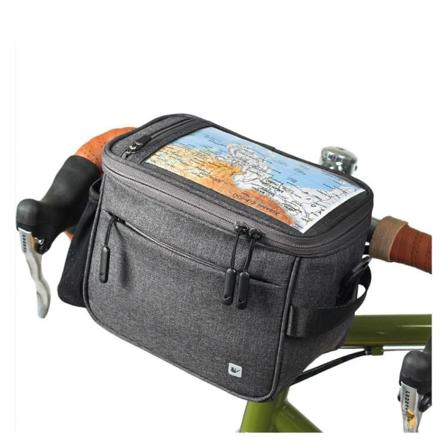 RHINOWALK vedenpitävä polkupyörän pyörän säilytyslaukku Black