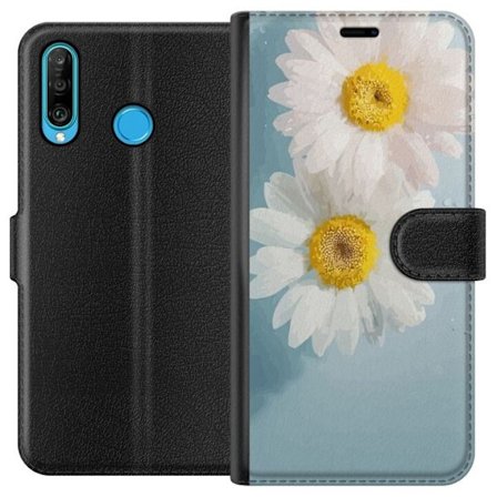 Plånboksfodral till Huawei P30 lite med Sommarblommor