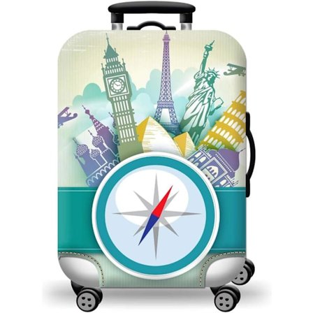 Resväska Skydd Bagageskydd Passar 18-32 Tums Resväskor kompass