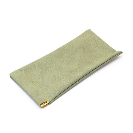 Mjukt tunt glasögonfodral i konstläder - Flera färger