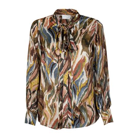 Nenette Shirts , Beige , Dames , Maat: XS