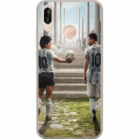 Huawei P20 Lite Genomskinligt Skal Messi
