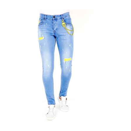 Local Fanatic - Jeans - Blå - Herr - Storlek: W36, Herr, Storlek: W36