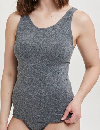 Decoy Decoy Top W/Wide Straps - Grey - S