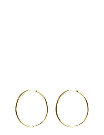 Beloved Medium Hoops Gold Accessories Jewellery Earrings Hoops Kulta Syster P