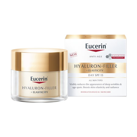 Eucerin Hyaluron-Filler + Elasticity Day Cream SPF15, 50 ml