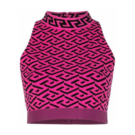 Versace Sleeveless Tops Pink, Dame
