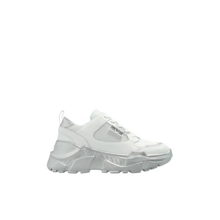 Versace Jeans Couture Sneakers with logo , Wit , Dames , Maat: 38 EU