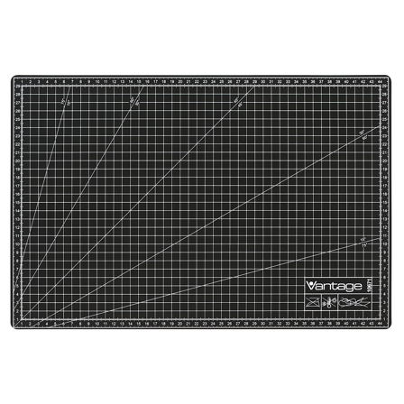 Dahle Tapis de découpe Noir A3