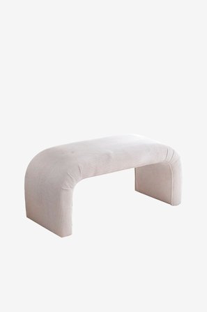 Hanah Home - Pouffe-Tokio - Valkoinen - Rahit - - Homeroom