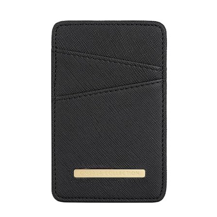 ONSALA COLLECTION -korttikotelo, musta Saffiano Universal 2 korttipaikkaa