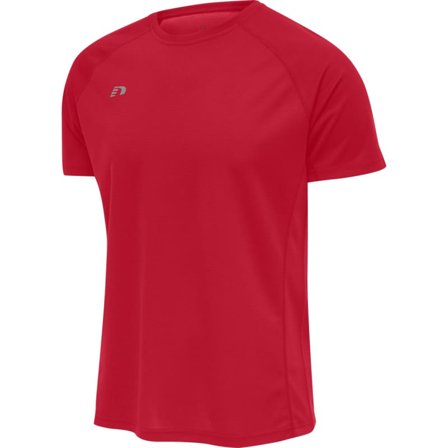 Newline Men's Core Running T-shirt S/S Men Short sleeved fitness sweater Red XL