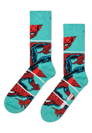 Happy Socks MARVEL Spider-Man Web-Slinger Sock Strumpor Unisex Blå 41-46