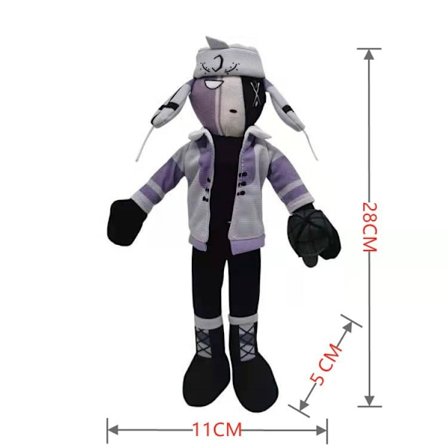 Friday Night Funkin Plysch Toy Blomma ansikte pojke 28cm