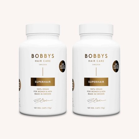 Bobbys Superhair 2 Pack (4 månaders förbrukning)