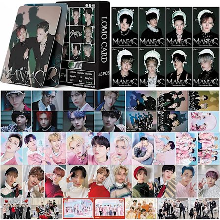 Stray Kids Foto Kort 55stk Stray Kids Oddinary Nyt Album Foto Kort Stray Kids Lomo Kort Stray Kids Maniac Foto Kort Gave Til Fans Datter