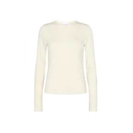 Levete Room Levete Room | Ika 4 Basis Tee i Offwhite-S inbo, Dame Langærmet