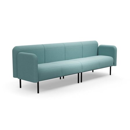 Sofa VARIETY, 4-personers, stof Pod CS, turkis