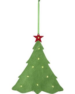 Hengende Juledekorasjon Merry LED Grønn
